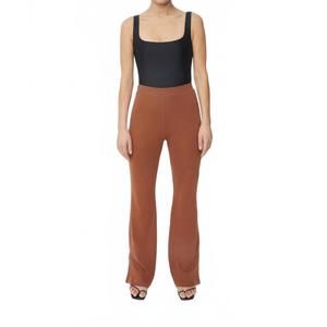 NEW DĀL THE LABEL knit pants in brown